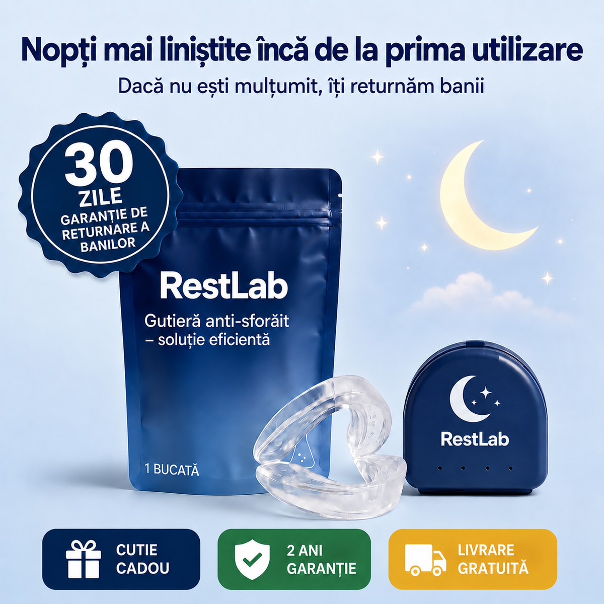 Opreste sforaitul inca din prima noapte – RestLab (+ CASETA IGIENICA DE PROTECTIE CADOU)