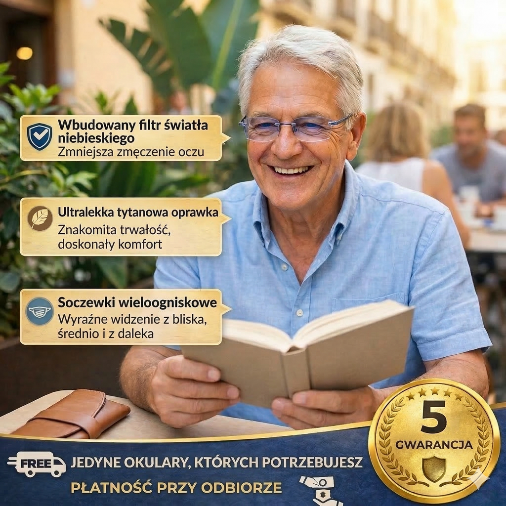 DOAR AZI 1+1 GRATIS! Ray™ – Vedere clară de aproape și de departe, fără amețeli și fără să schimbi mereu ochelarii