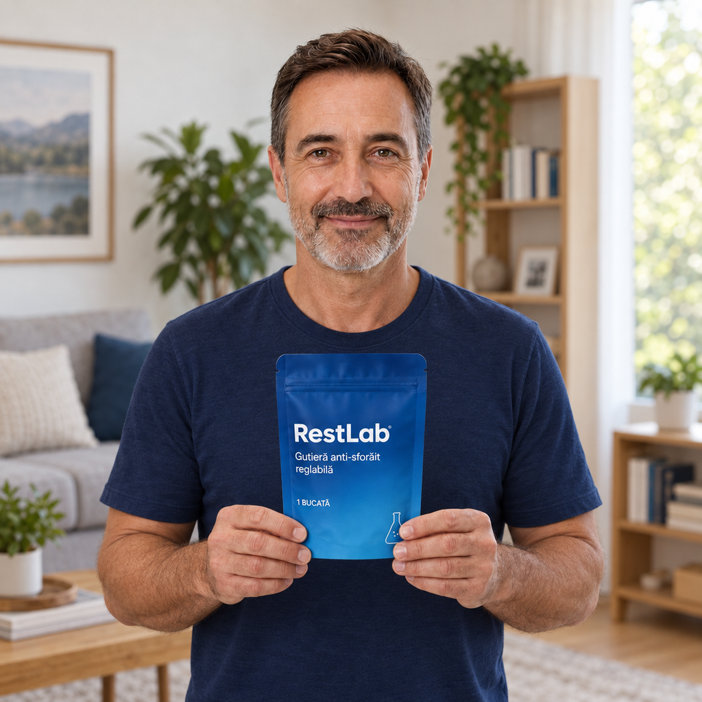 Opreste sforaitul inca din prima noapte – RestLab (+ CASETA IGIENICA DE PROTECTIE CADOU)