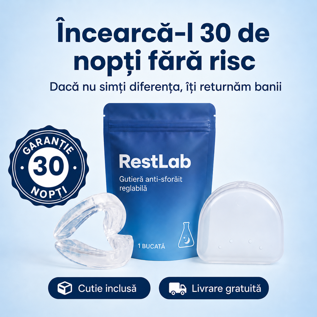 Opreste sforaitul inca din prima noapte – RestLab (+ CASETA IGIENICA DE PROTECTIE CADOU)