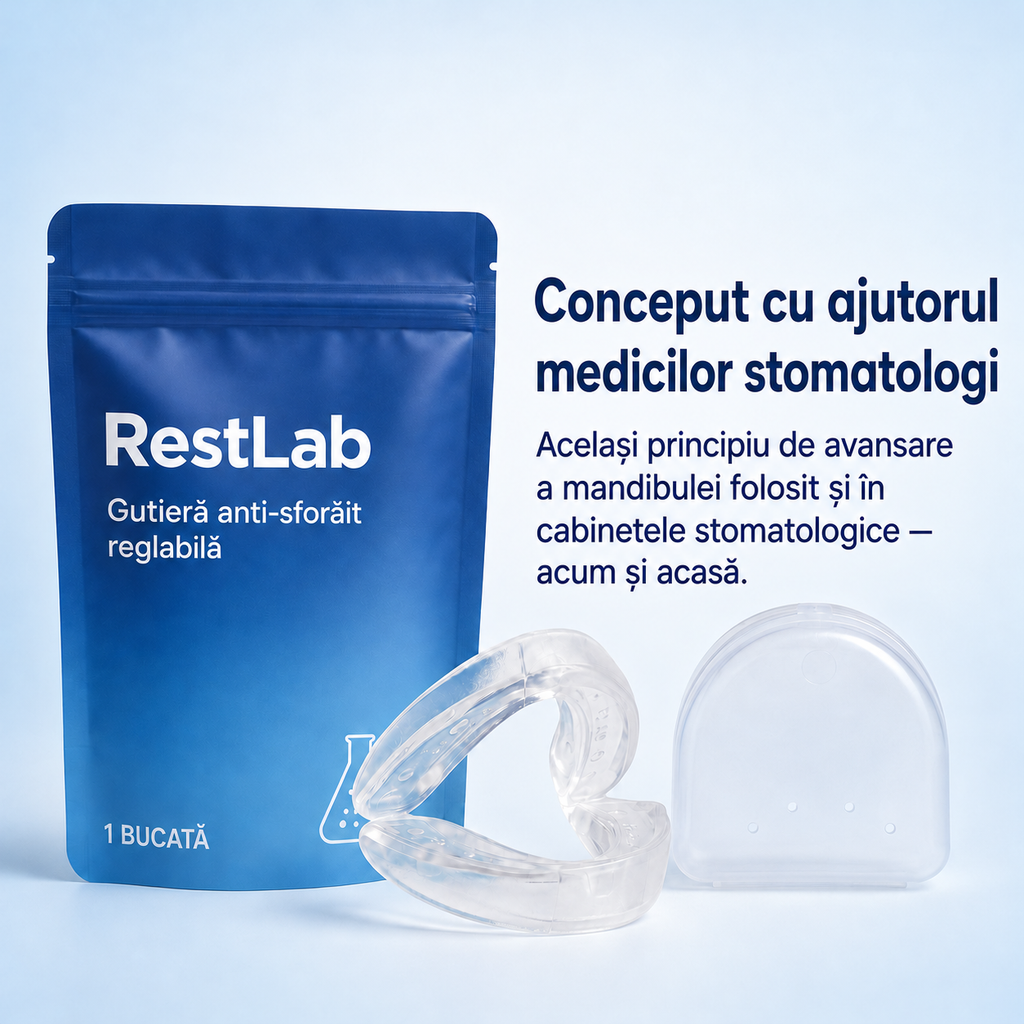 Opreste sforaitul inca din prima noapte – RestLab (+ CASETA IGIENICA DE PROTECTIE CADOU)